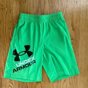 Under Armour Electric Green Athletic Shorts